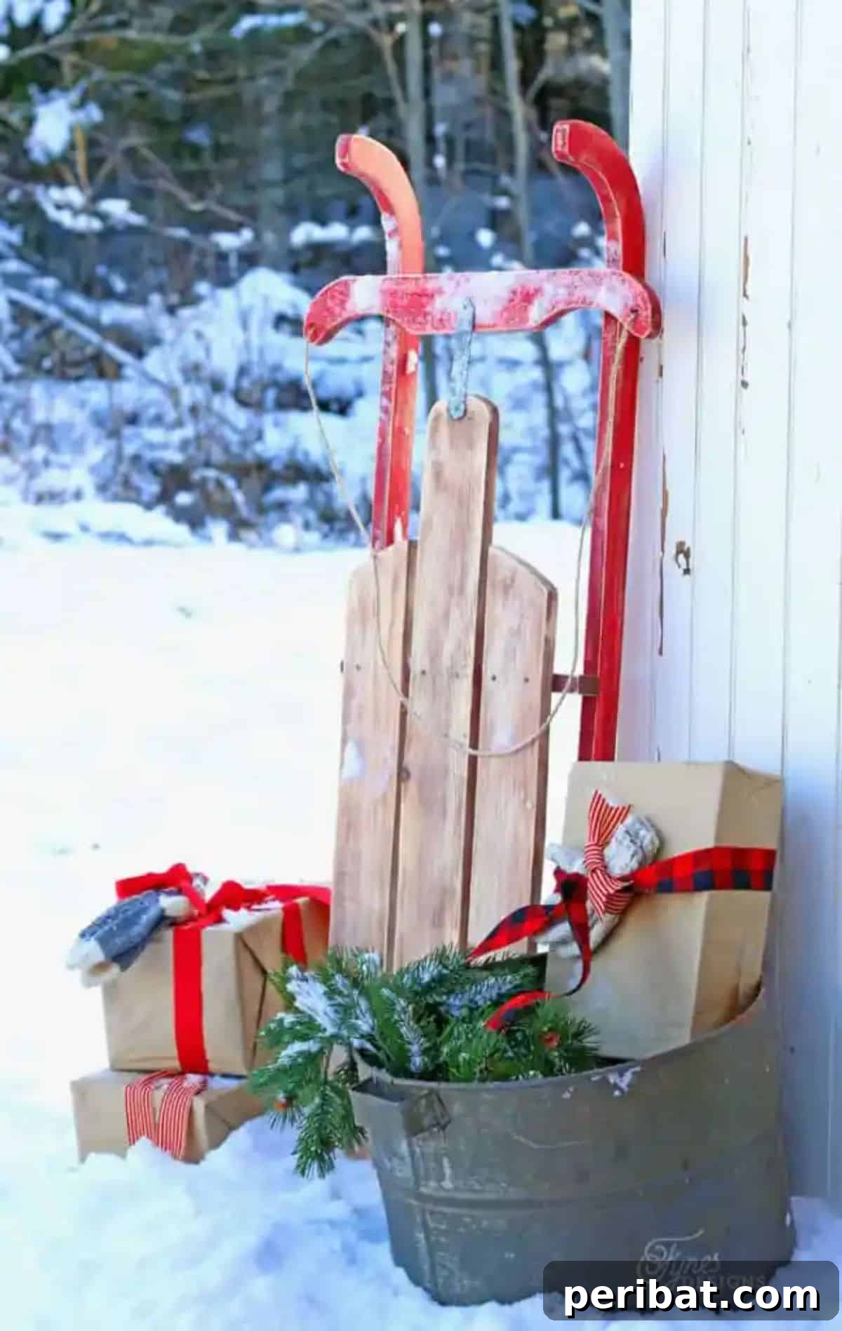 $10 DIY Wooden Sled Tutorial