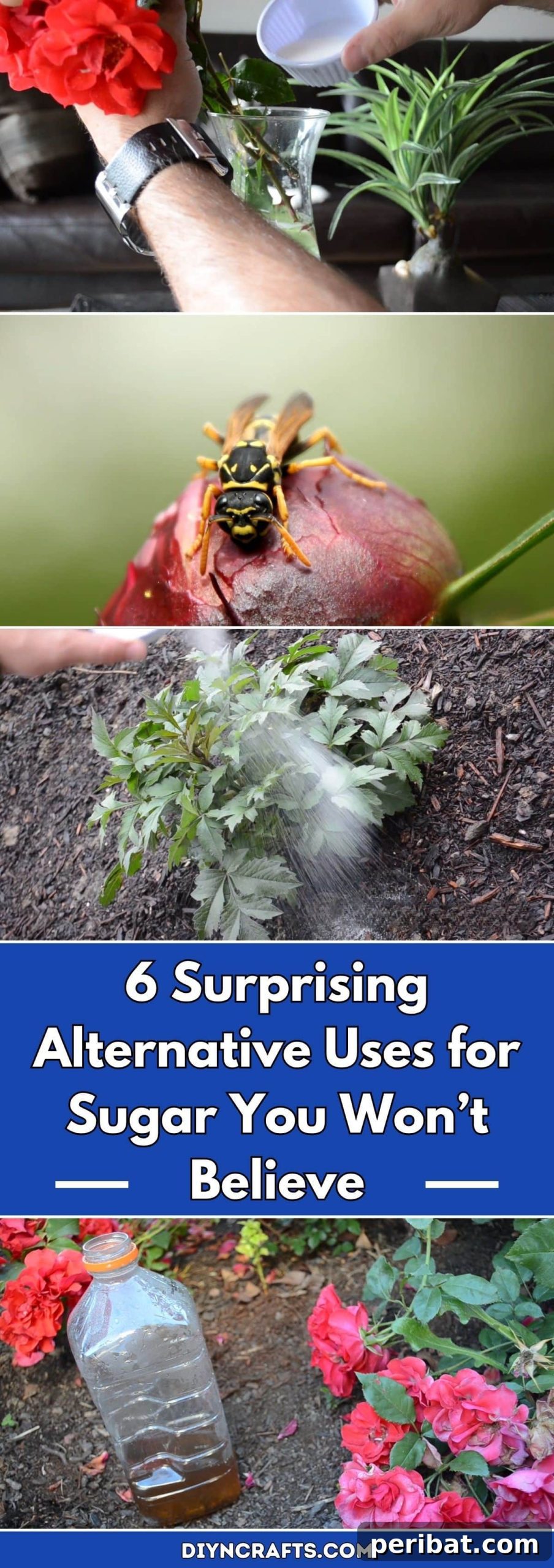 Beyond Sweet: 6 Unexpected Ways to Use Sugar 2 6 Surprising Alternative Uses for Sugar You Won’t Believe pinterest image