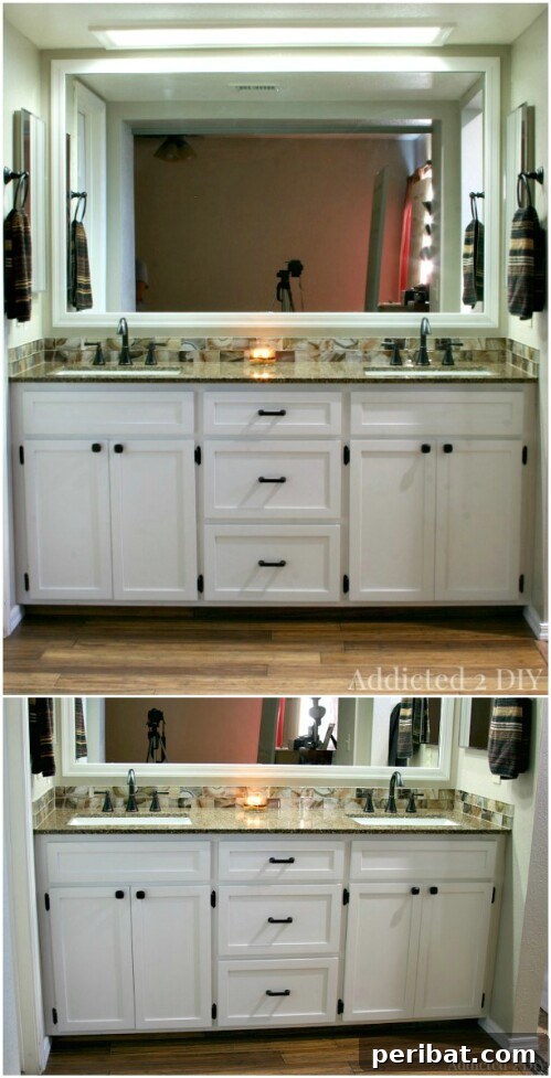 Build Your Own Easy DIY Double Bathroom Vanity