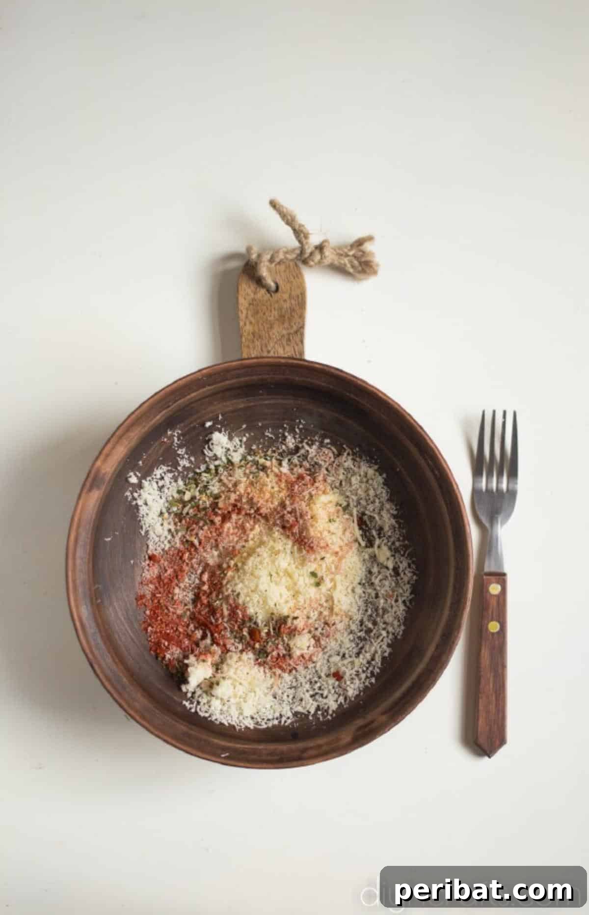 Mixed herbs and spices.