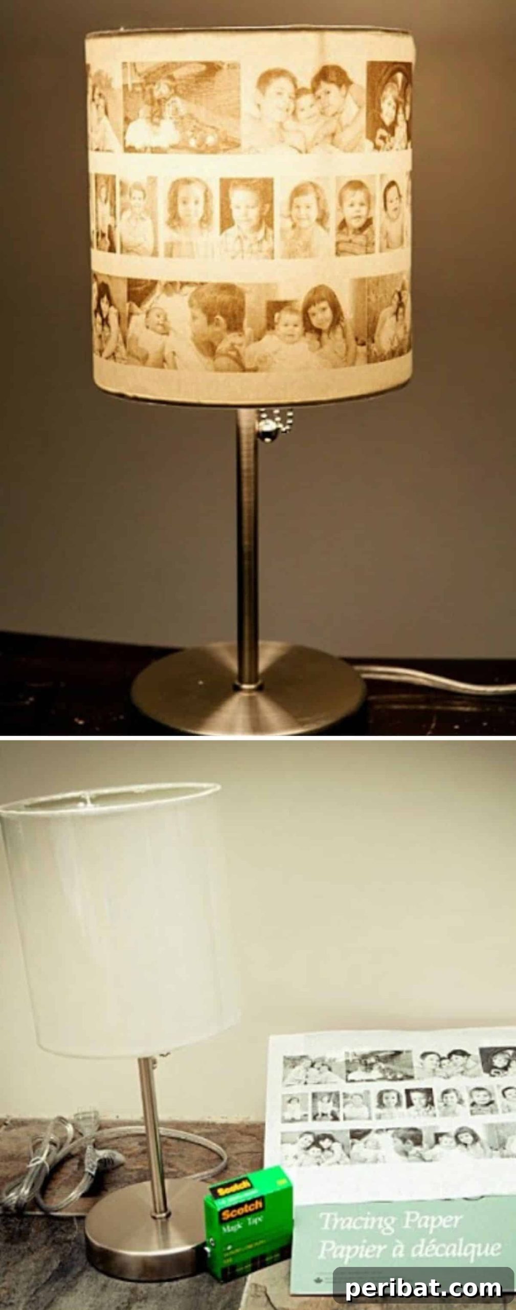 25 Inspiring Photo Crafts: Transform Memories into Decor 19 DIY Picture Lampshade