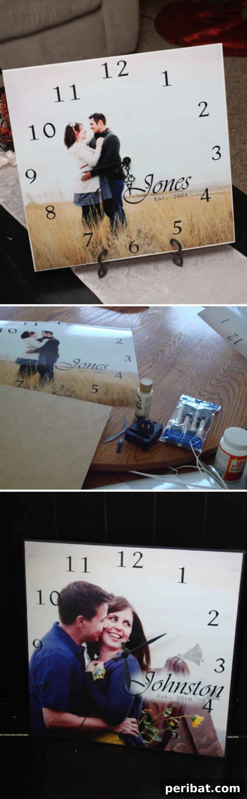 25 Inspiring Photo Crafts: Transform Memories into Decor 21 DIY Photo Clock