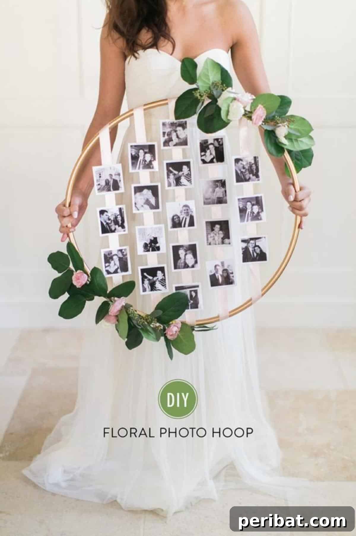 25 Inspiring Photo Crafts: Transform Memories into Decor 5 DIY Photo Hoop