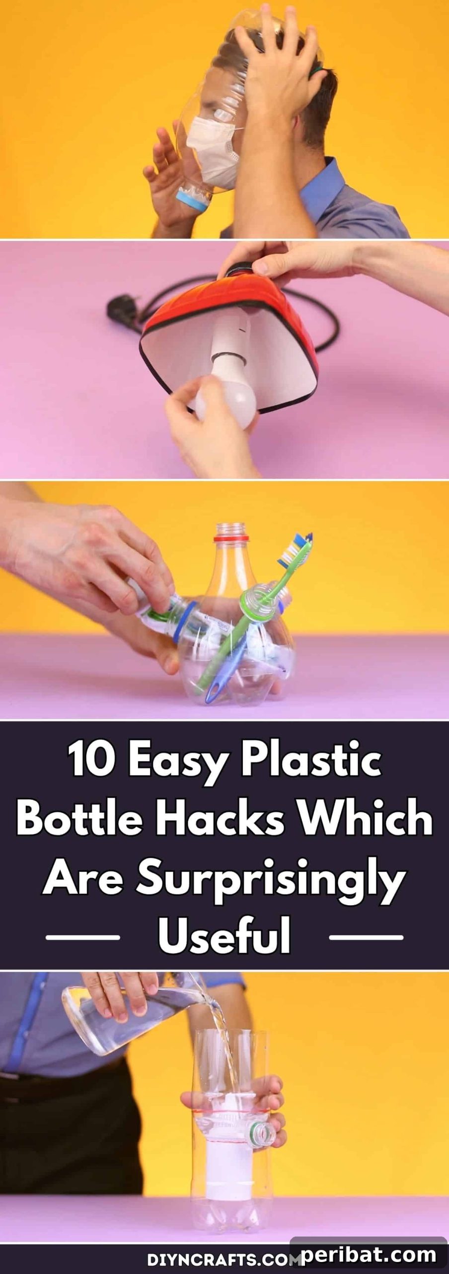 Transform Trash: 10 Genius Plastic Bottle Hacks 2 Creative Ways to Upcycle Plastic Bottles for Home Organization and DIY Projects