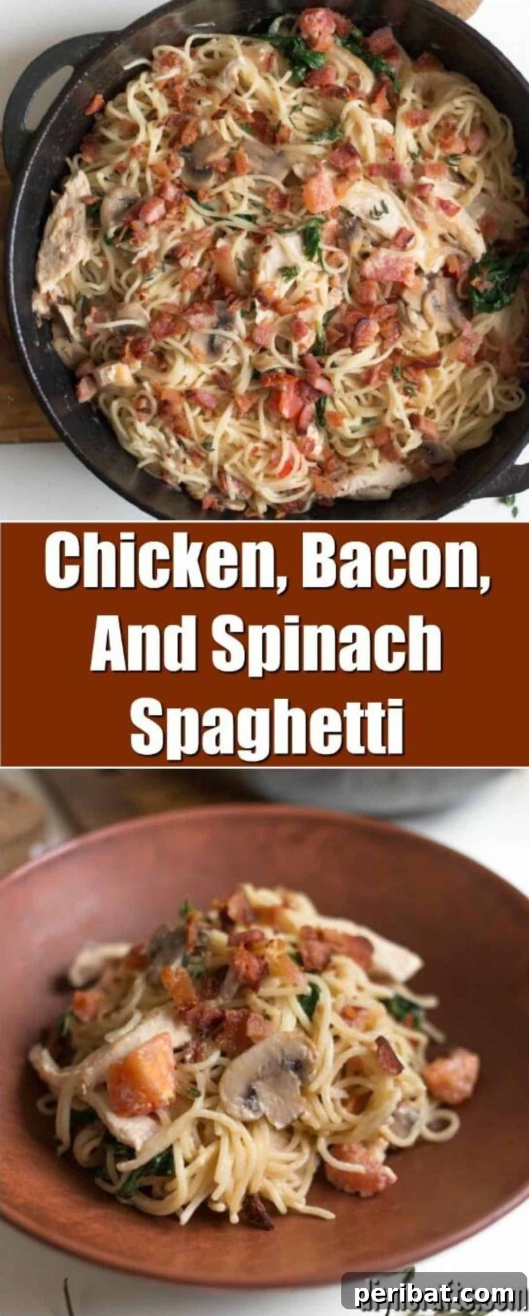 Chicken, Bacon, Spinach Spaghetti: A Modern Classic 2 Refresh An Old Recipe With This Chicken, Bacon, And Spinach Spaghetti
