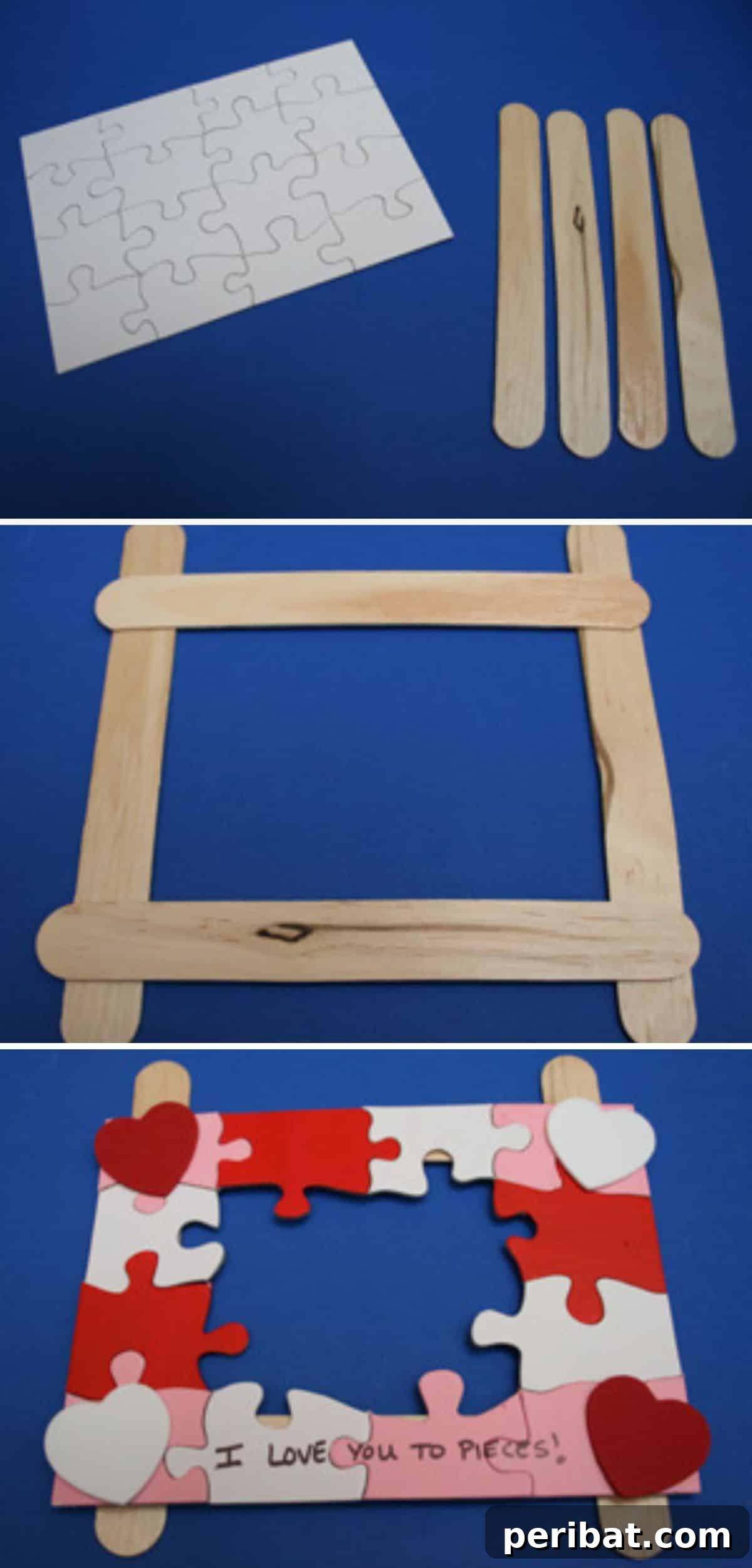 Sweet and Simple Valentine's Day Crafts for Children 13 Picture Holder