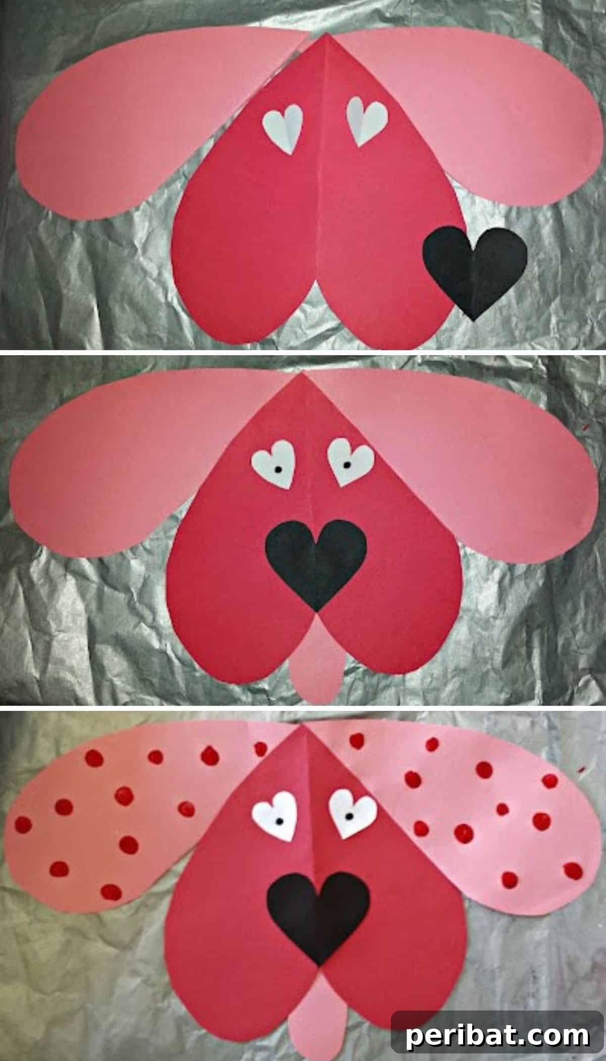 Sweet and Simple Valentine's Day Crafts for Children 18 Valentine Puppies