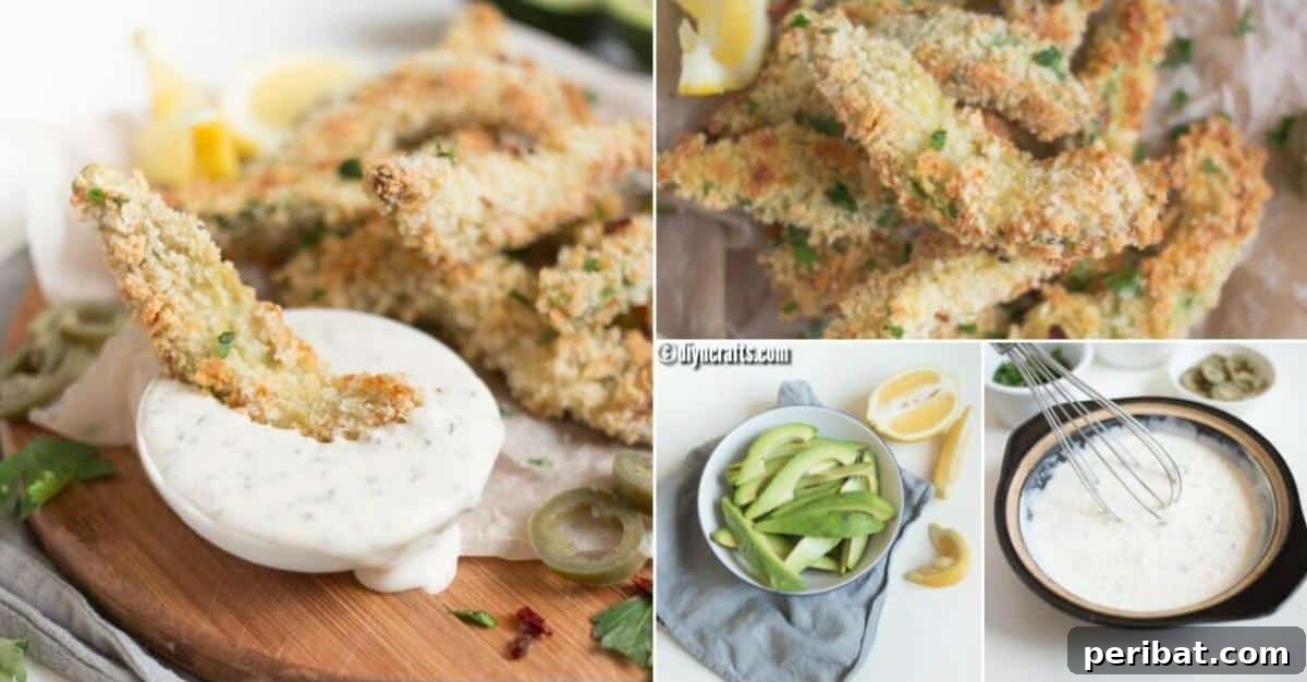 Baked Avocado Fries With Jalapeno Sauce Recipe – A Healthy And Delicious Snack