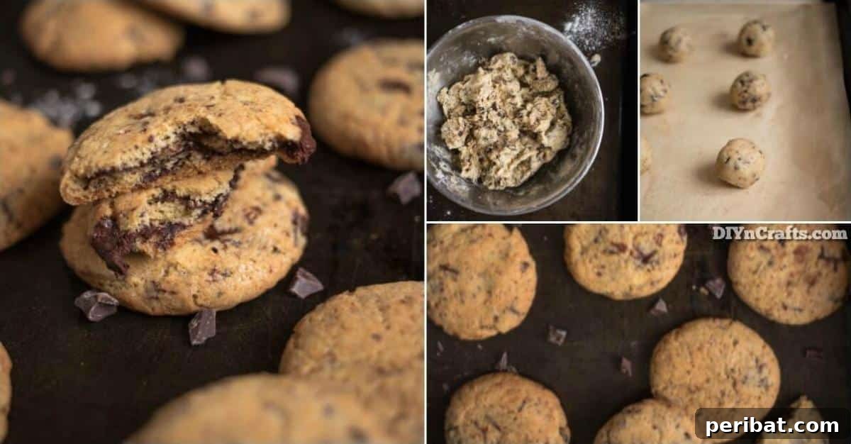 Timeless Delight: Effortless Chocolate Chip Cookies 2 The Ultimate Homemade Dark Chocolate Chip Cookies – Quick, Easy, and Irresistible Recipe