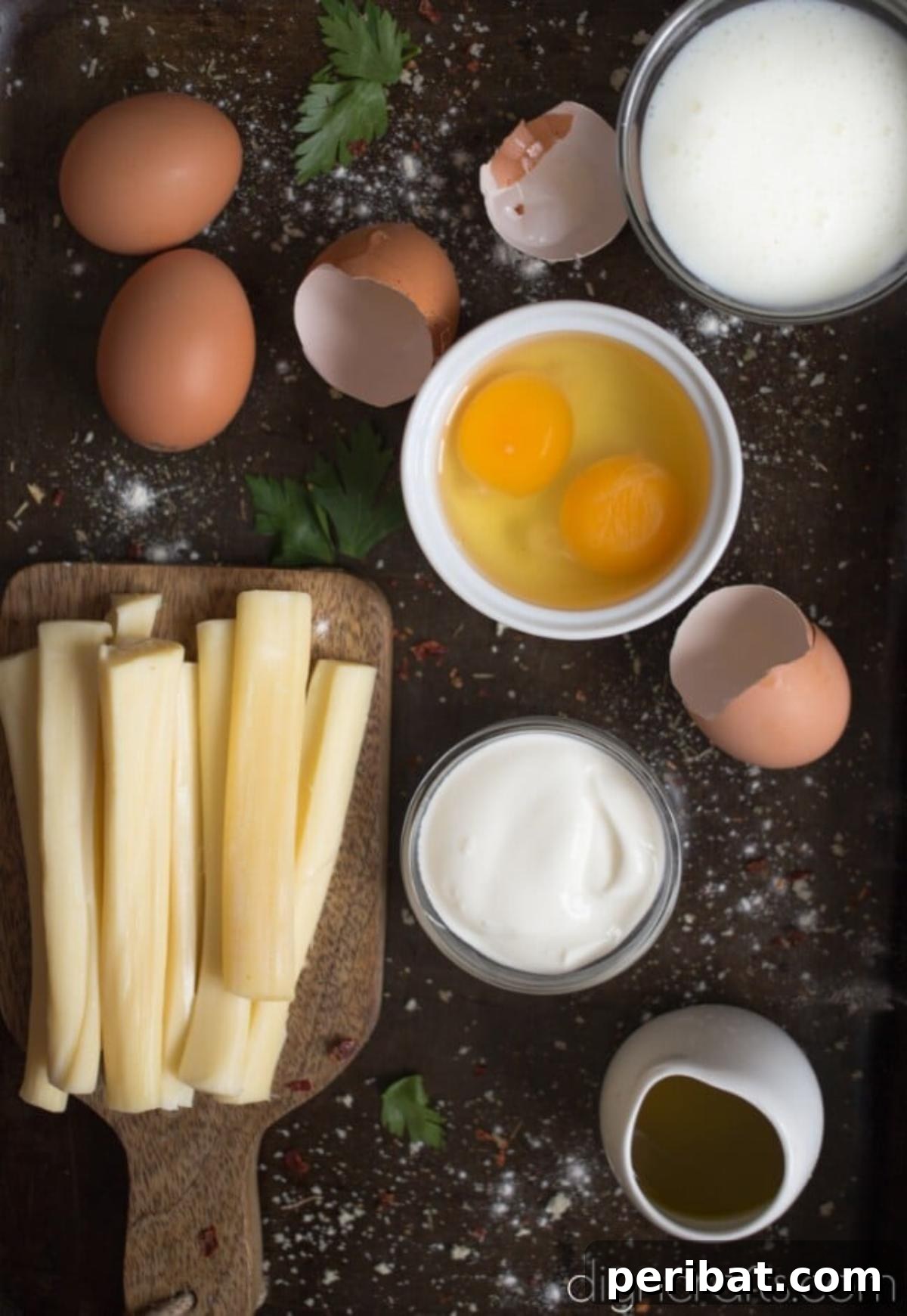 Crispy Gooey Cheese Sticks with Cool Buttermilk Sauce 3 Ingredients For Fried Cheese Sticks With Buttermilk