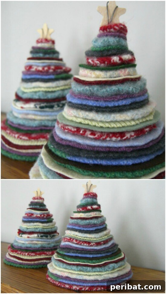 Sweater Salvation: Crafting New Life from Old Knits 32 Sweater Christmas Tree - 50 Amazingly Creative Upcycling Projects For Old Sweaters