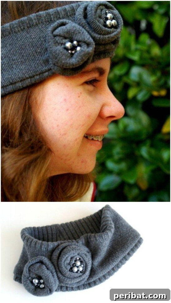 Sweater Salvation: Crafting New Life from Old Knits 33 Anthropologie Head Wrap Knockoff - 50 Amazingly Creative Upcycling Projects For Old Sweaters
