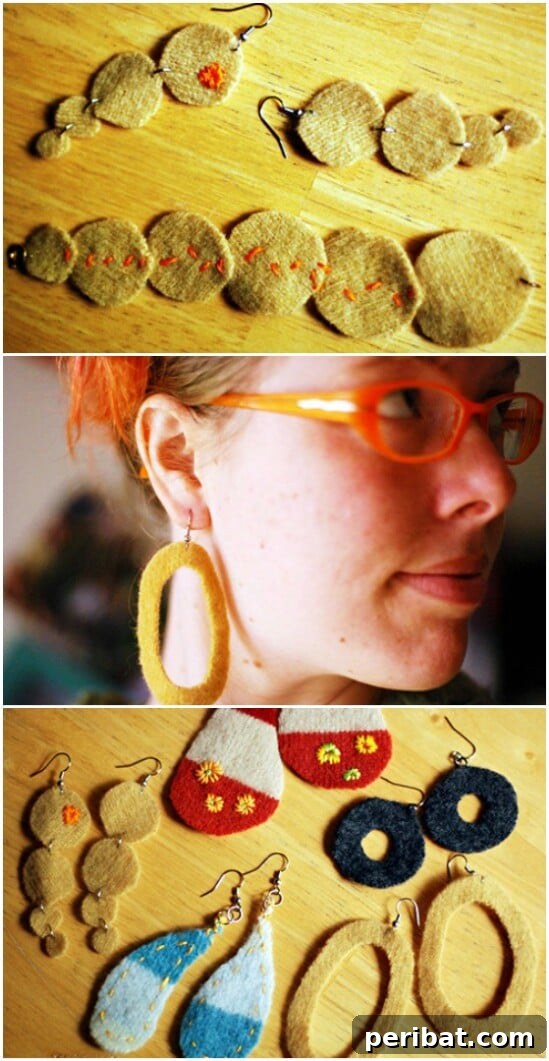 Sweater Salvation: Crafting New Life from Old Knits 39 Recycled Sweater Jewelry - 50 Amazingly Creative Upcycling Projects For Old Sweaters