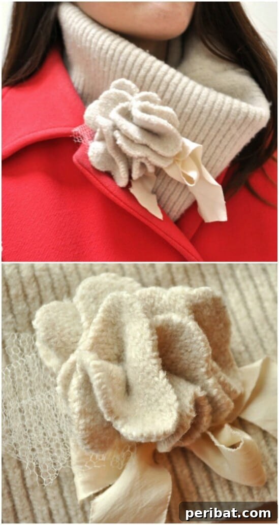 Sweater Salvation: Crafting New Life from Old Knits 40 Sweater Neck Warmer - 50 Amazingly Creative Upcycling Projects For Old Sweaters