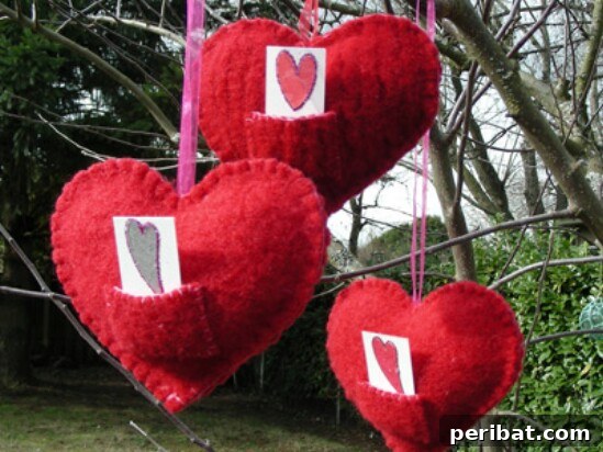 Sweater Salvation: Crafting New Life from Old Knits 5 Felted Sweater Hearts - 50 Amazingly Creative Upcycling Projects For Old Sweaters