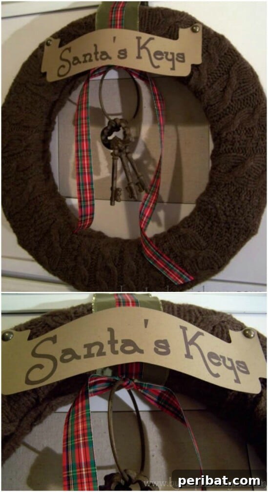 Sweater Salvation: Crafting New Life from Old Knits 6 Old Sweater Wreath - 50 Amazingly Creative Upcycling Projects For Old Sweaters