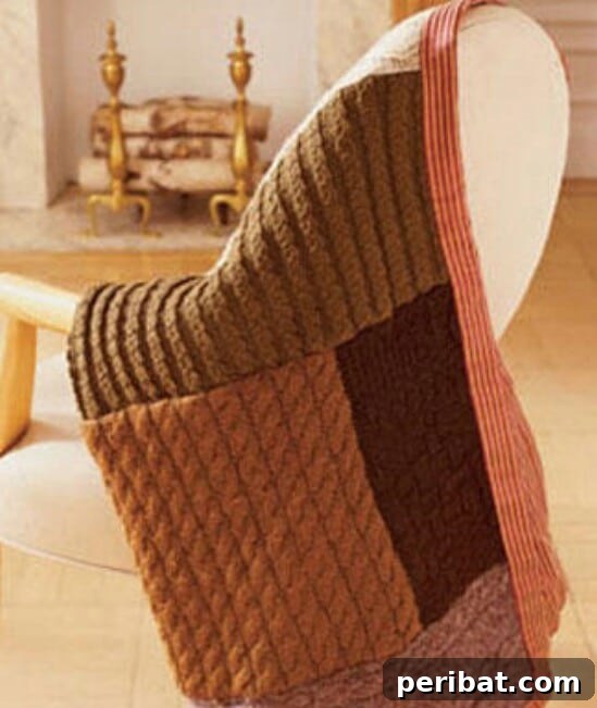 Sweater Salvation: Crafting New Life from Old Knits 8 Cozy Sweater Throw - 50 Amazingly Creative Upcycling Projects For Old Sweaters