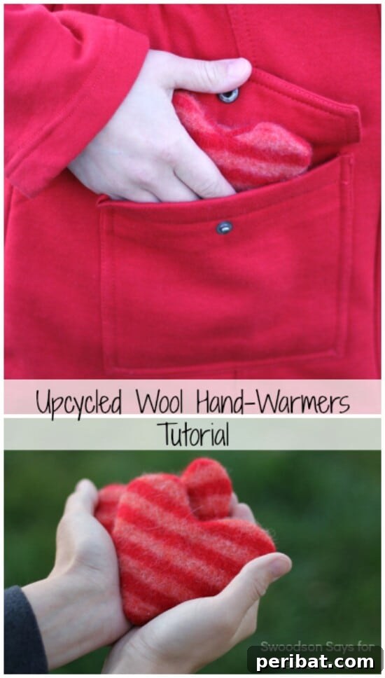 Sweater Salvation: Crafting New Life from Old Knits 9 DIY Pocket Warmers - 50 Amazingly Creative Upcycling Projects For Old Sweaters