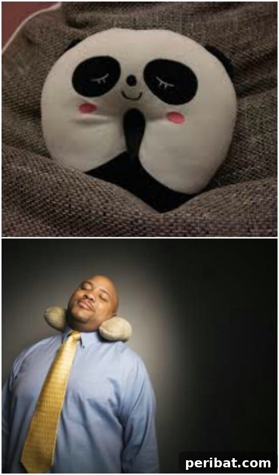 Comforting DIY bean bag neck pillow made from a sock, filled with rice or beans, microwavable.