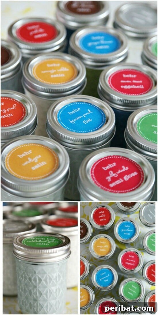 Paint Storage - 30 Mind Blowing DIY Mason Jar Organizers You’ll Want To Make Right Away