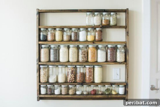 Mason Jar Pantry Organization - 30 Mind Blowing DIY Mason Jar Organizers You’ll Want To Make Right Away