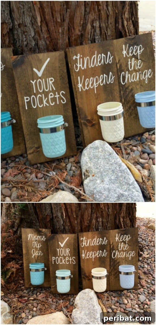 Laundry Room Coin Keepers - 30 Mind Blowing DIY Mason Jar Organizers You’ll Want To Make Right Away