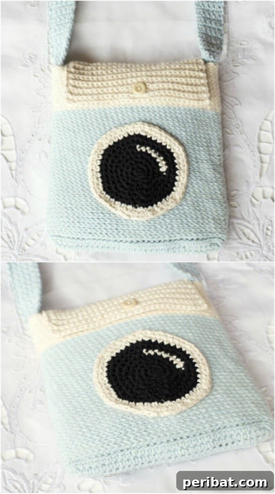 Easy Crochet 120 Free Patterns for Beginners 103 Easy Beginner’s Camera Bag Pattern