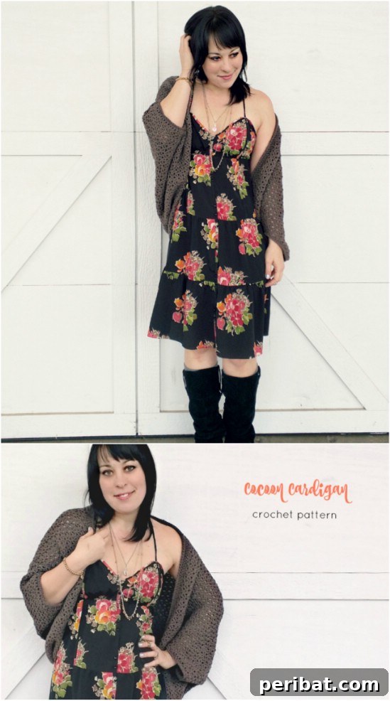 Easy Crochet 120 Free Patterns for Beginners 114 Cozy Cocoon Crocheted Cardigan