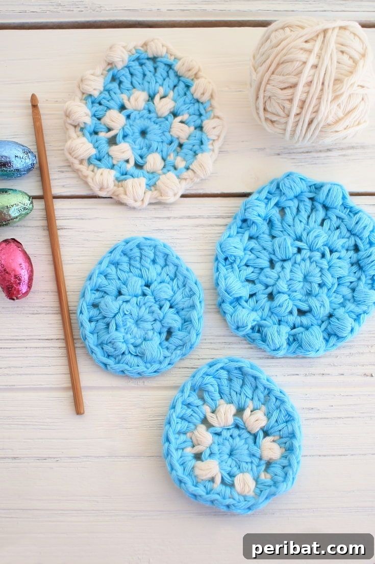 Easy Crochet 120 Free Patterns for Beginners 3 Blue crochet egg
