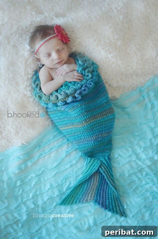 Easy Crochet 120 Free Patterns for Beginners 39 Mystic Mermaid Cocoon