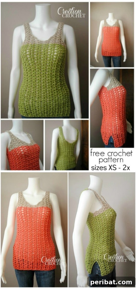 Easy Crochet 120 Free Patterns for Beginners 42 Easy Crochet Tank Top For Beginners