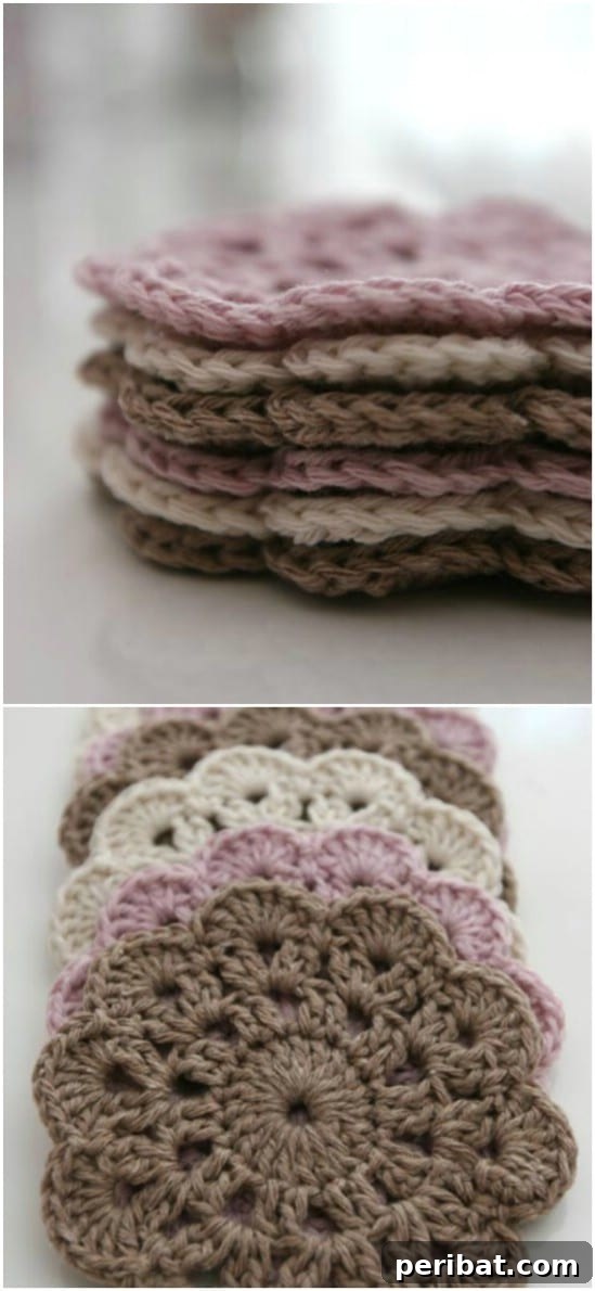 Easy Crochet 120 Free Patterns for Beginners 47 Crocheted Coasters