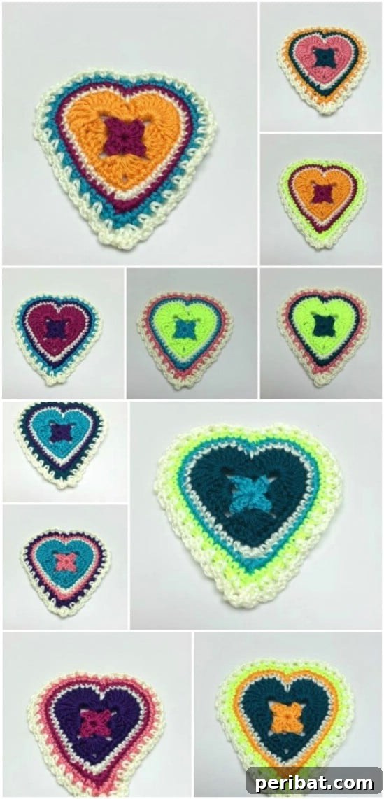 Easy Crochet 120 Free Patterns for Beginners 54 Granny Heart DIY