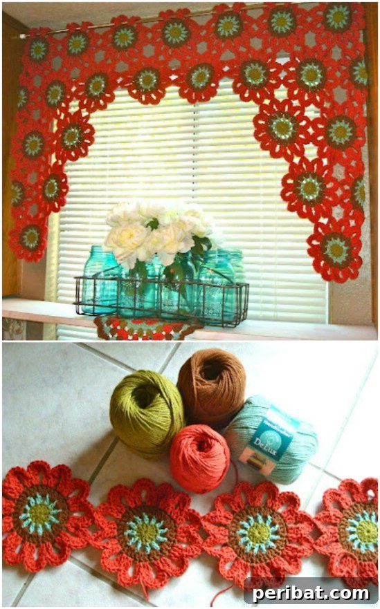 Easy Crochet 120 Free Patterns for Beginners 57 Easy DIY Crocheted Valance