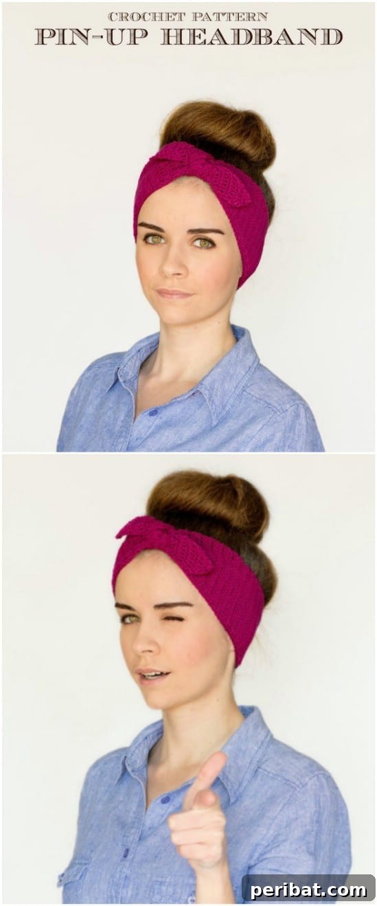 Easy Crochet 120 Free Patterns for Beginners 58 Pin Up Headband Pattern
