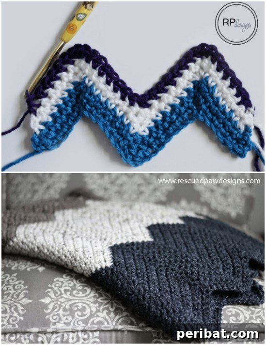 Easy Crochet 120 Free Patterns for Beginners 60 Chevron Crochet Pattern