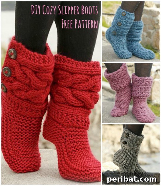 Easy Crochet 120 Free Patterns for Beginners 72 Crocheted Slippers
