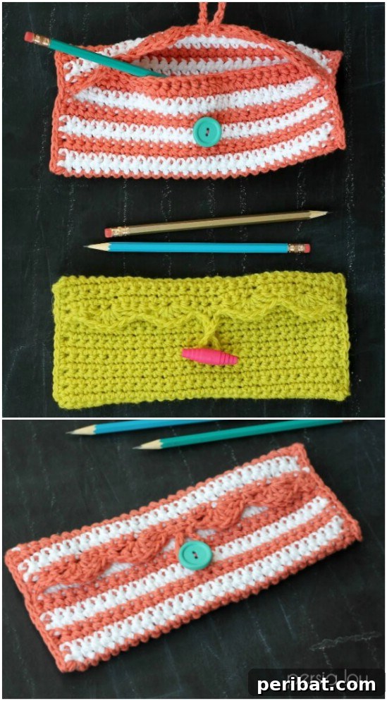 Easy Crochet 120 Free Patterns for Beginners 83 Simple Pencil Pouch Pattern