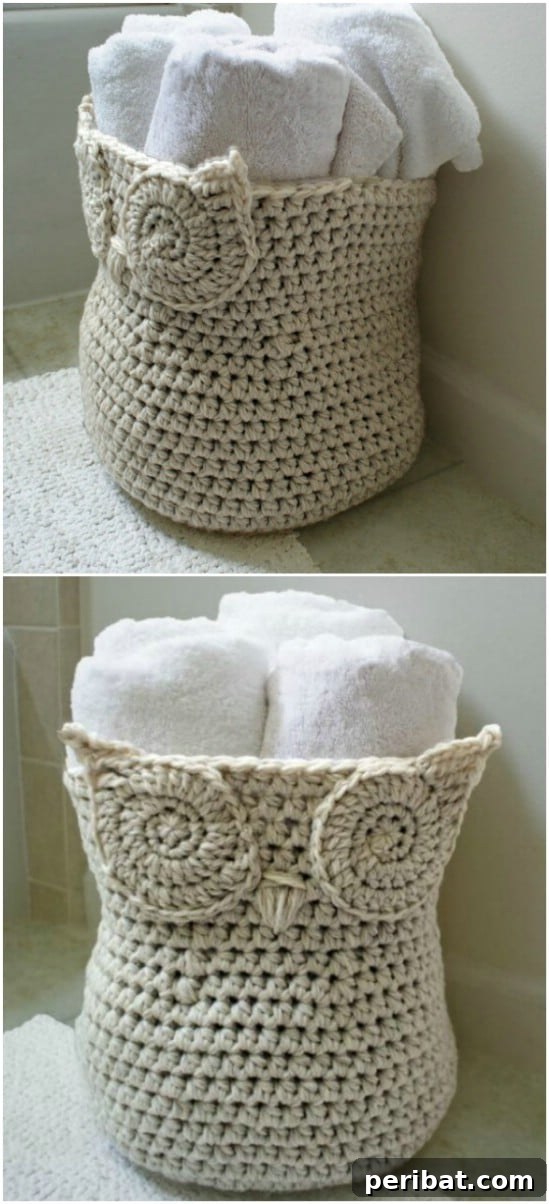 Easy Crochet 120 Free Patterns for Beginners 88 Easy Owl Basket