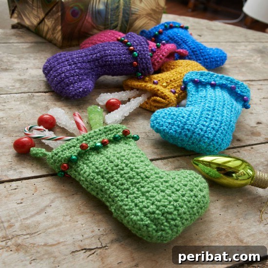 Easy Crochet 120 Free Patterns for Beginners 92 Colorful DIY Crocheted Stockings