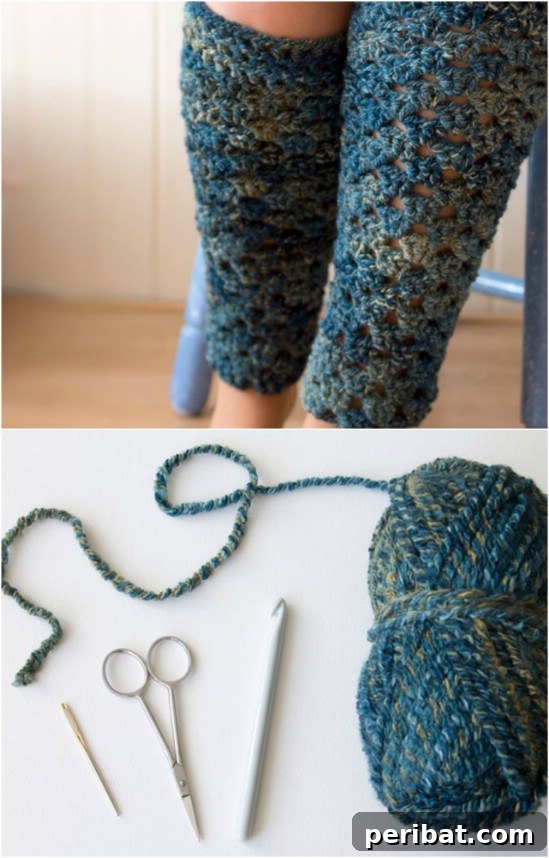 Easy Crochet 120 Free Patterns for Beginners 93 Warm And Cozy Crocheted Leg Warmers