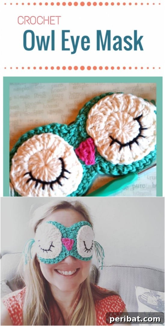 Easy Crochet 120 Free Patterns for Beginners 94 Crocheted Eye Mask