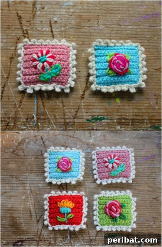 Easy Crochet 120 Free Patterns for Beginners 99 Crocheted Postage Stamp