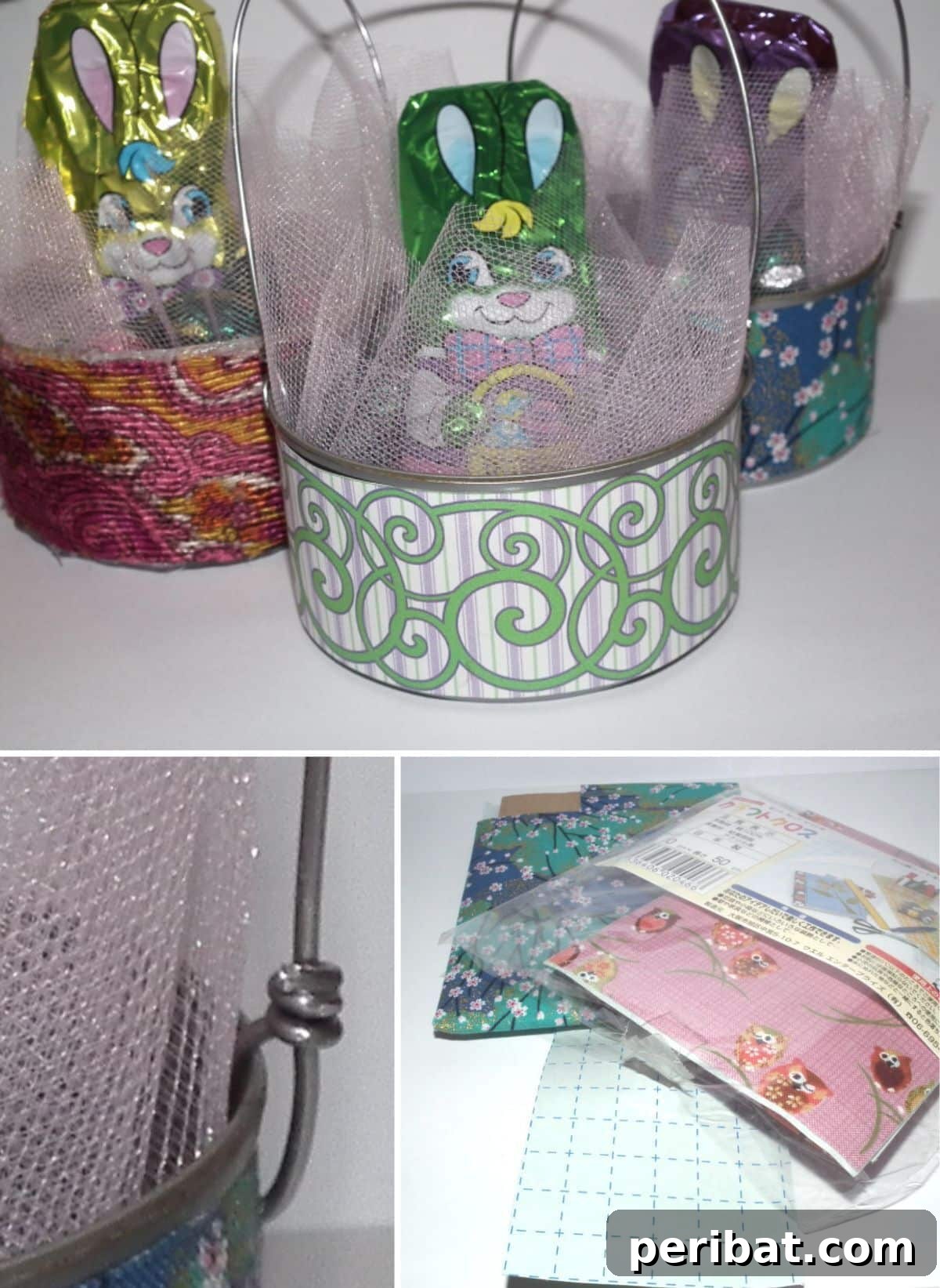 Easy Tuna Can Baskets