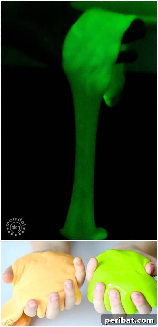 Glow In The Dark Slime Recipe for Kids