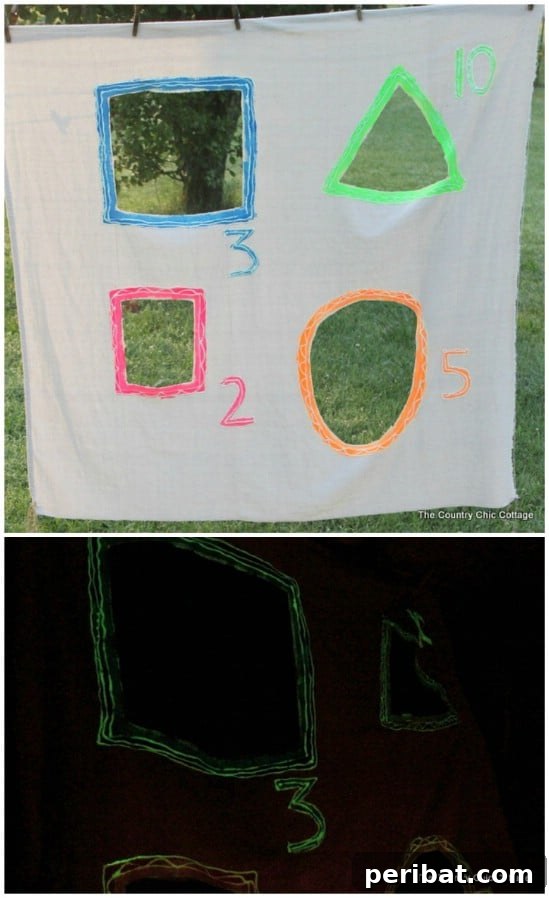 Glowing Yard Game DIY for Outdoor Fun