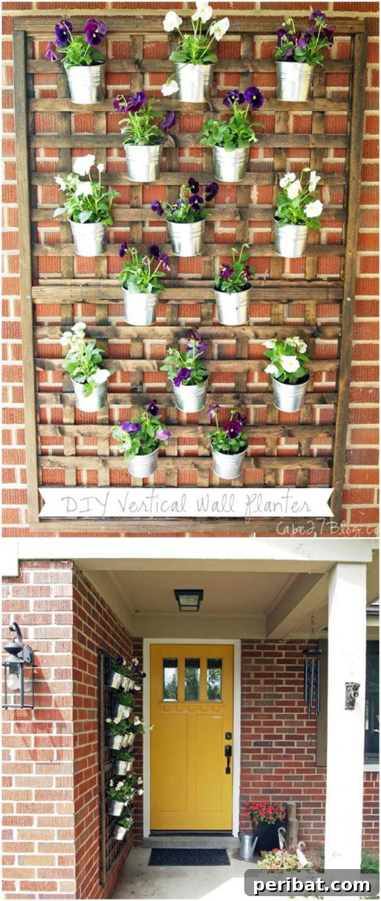 DIY Vertical Wall Planter