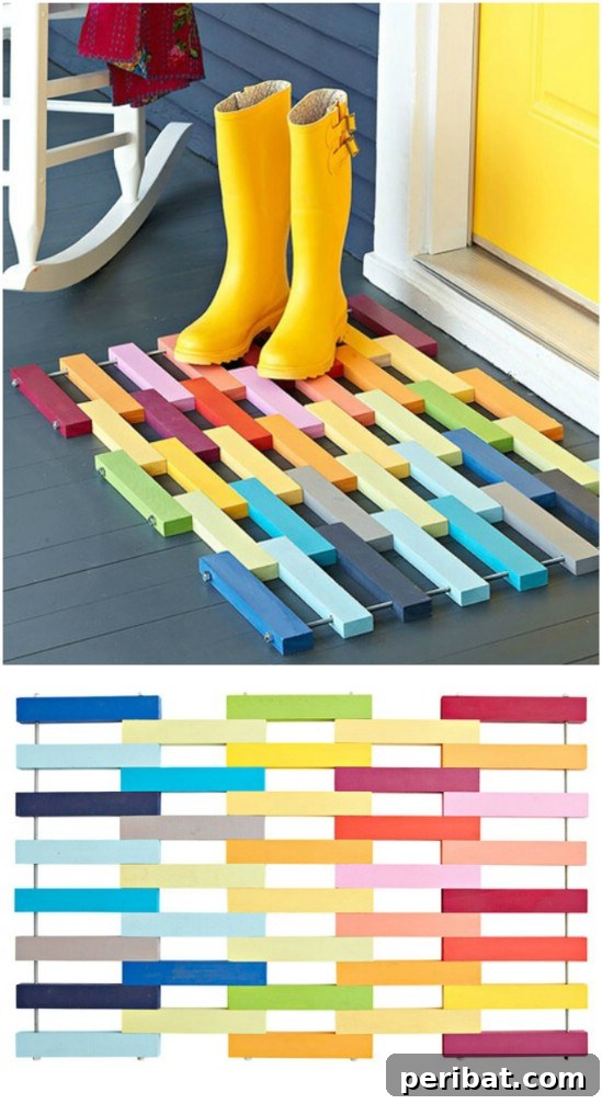 Colorful Welcome Mat