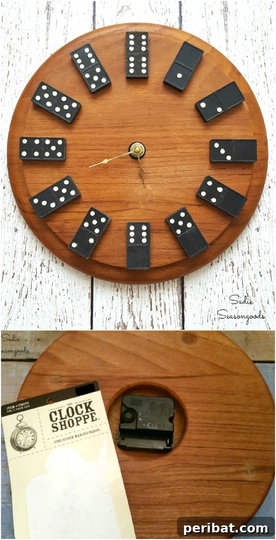 DIY Dominoes Clock