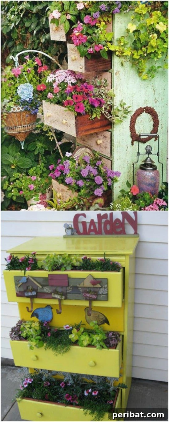 Chest Of Drawers Planter
